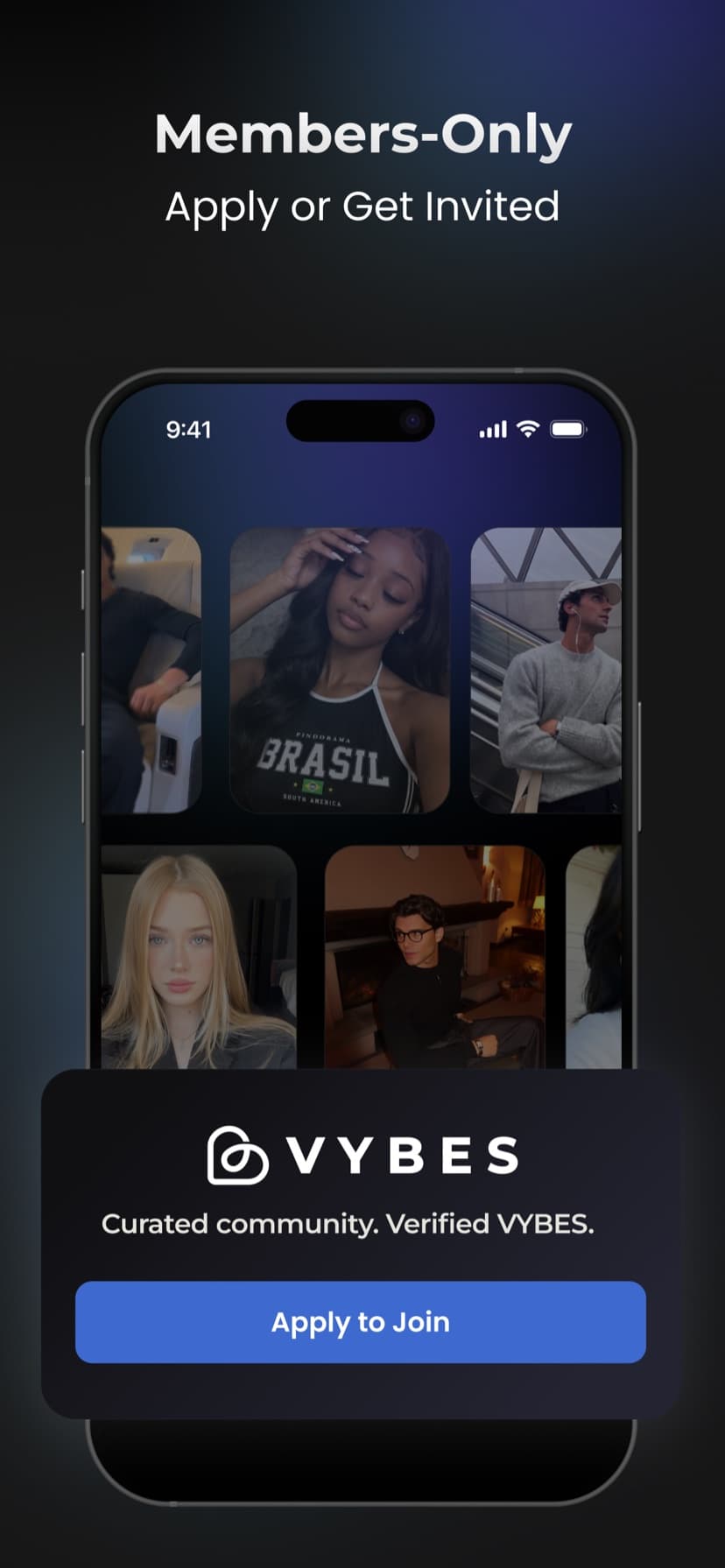 Members-only community — apply or get invited